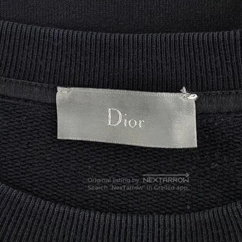 Dior Dior Black bee embroidered cotton round-neck long-sleeved Size US M / EU 48-50 / 2 - 5 Thumbnail