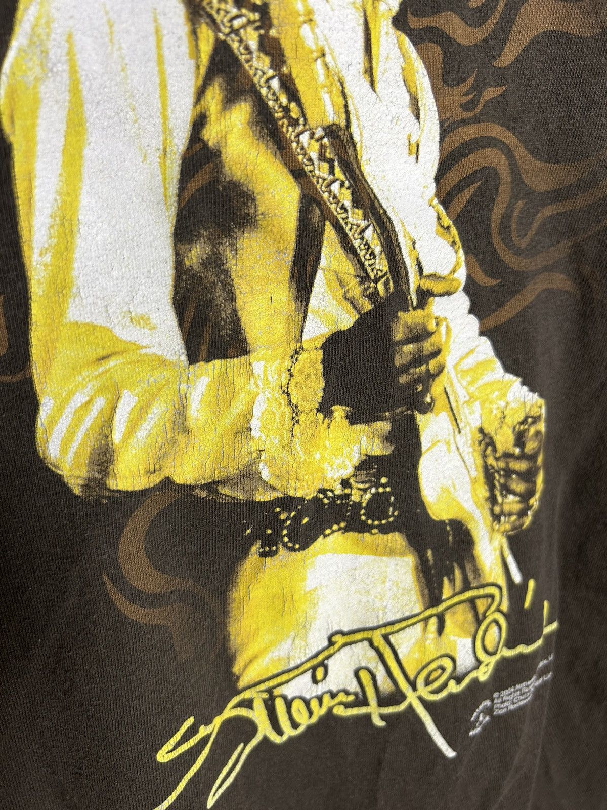Jimi Hendrix Vintage 2004 Jimi Hendrix light brown t shirt Size US M / EU 48-50 / 2 - 3 Thumbnail