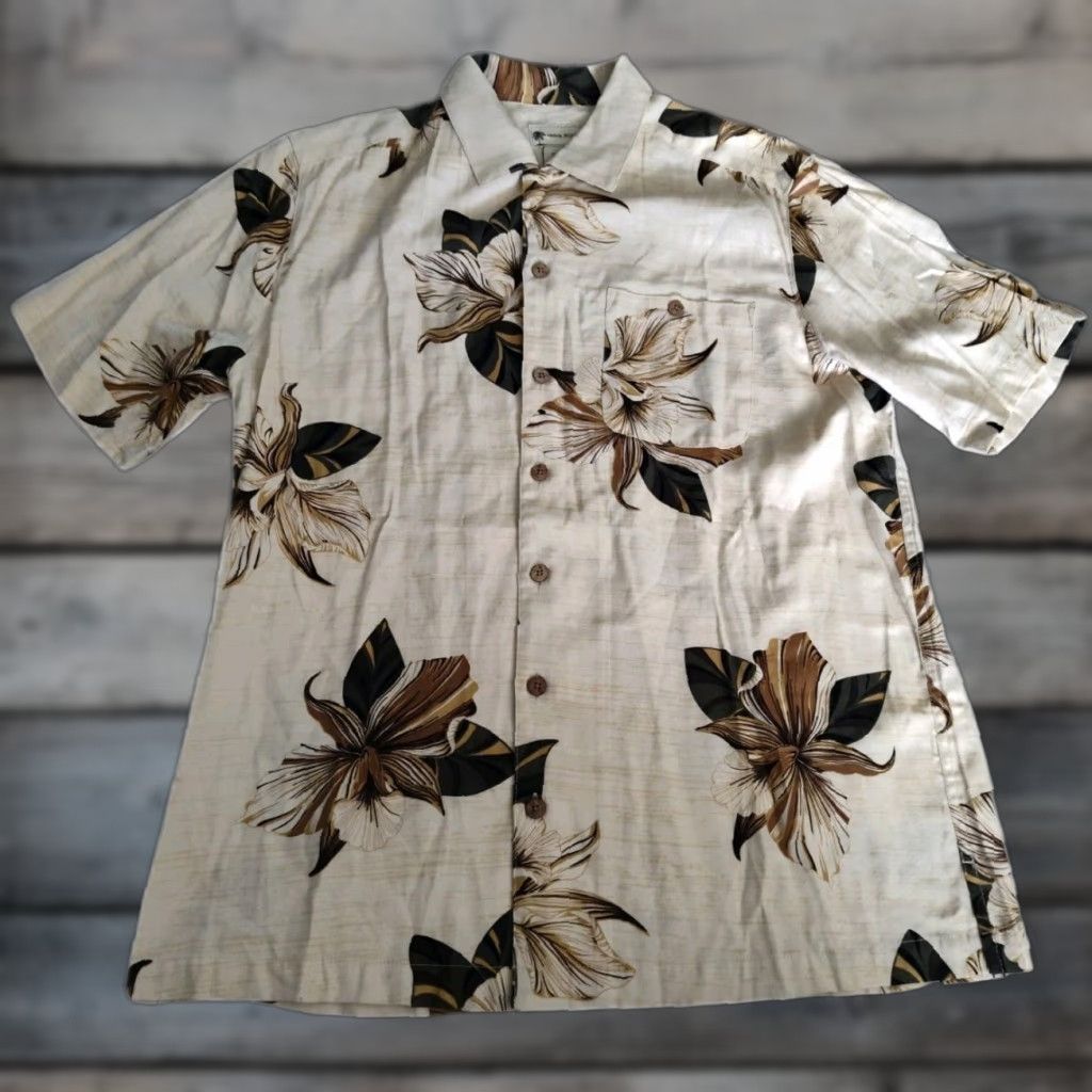 Vintage VINTAGE Havana Jack's Cafe Hawaiian Shirt Men Short Sleeve M Rayon Floral Orchids 90s Camp Tropical Size US M / EU 48-50 / 2 - 1 Thumbnail