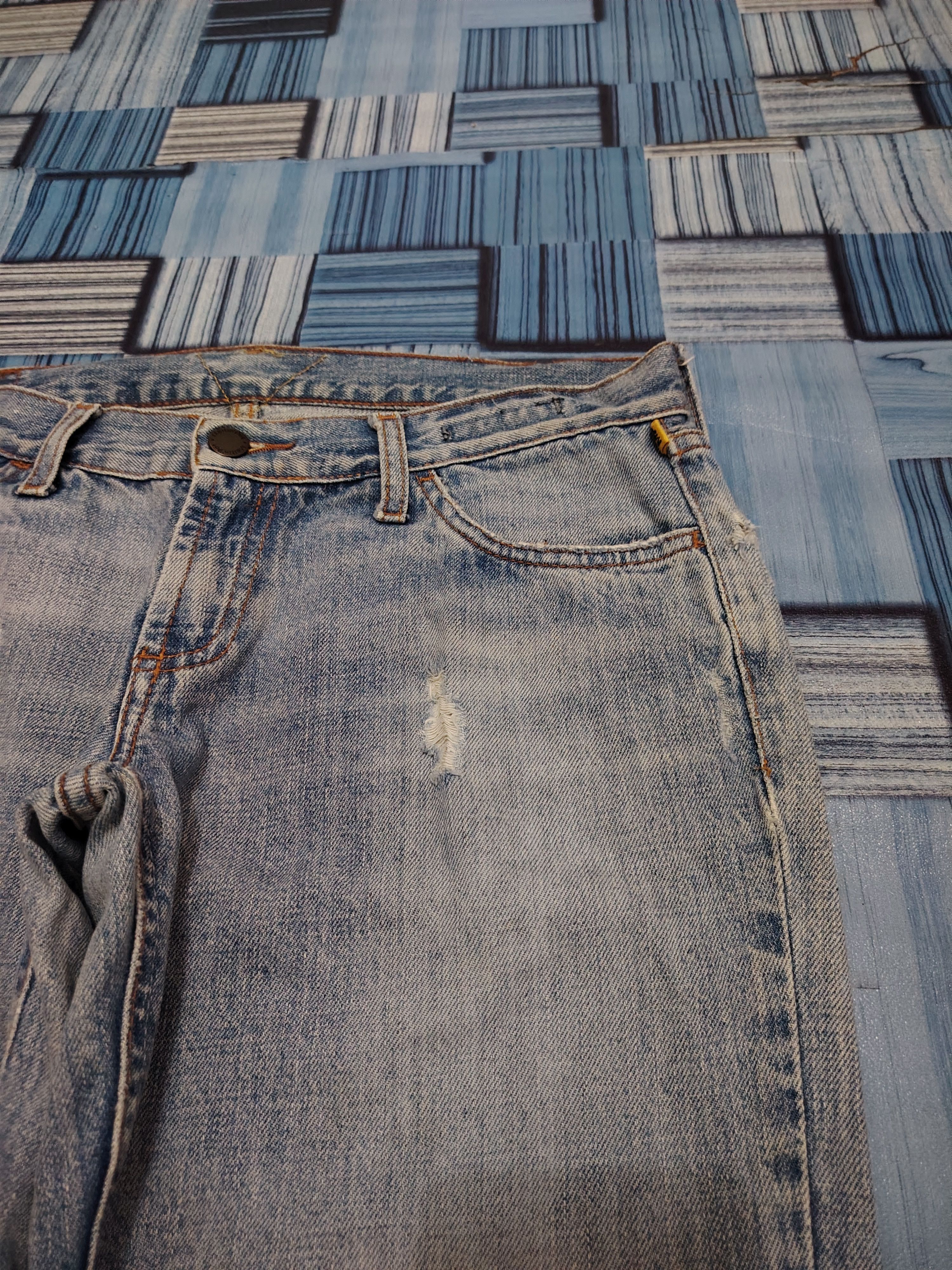 Hysteric Glamour Meltinpot Distressed denim Flare Jeans Size US 30 / EU 46 - 5 Thumbnail