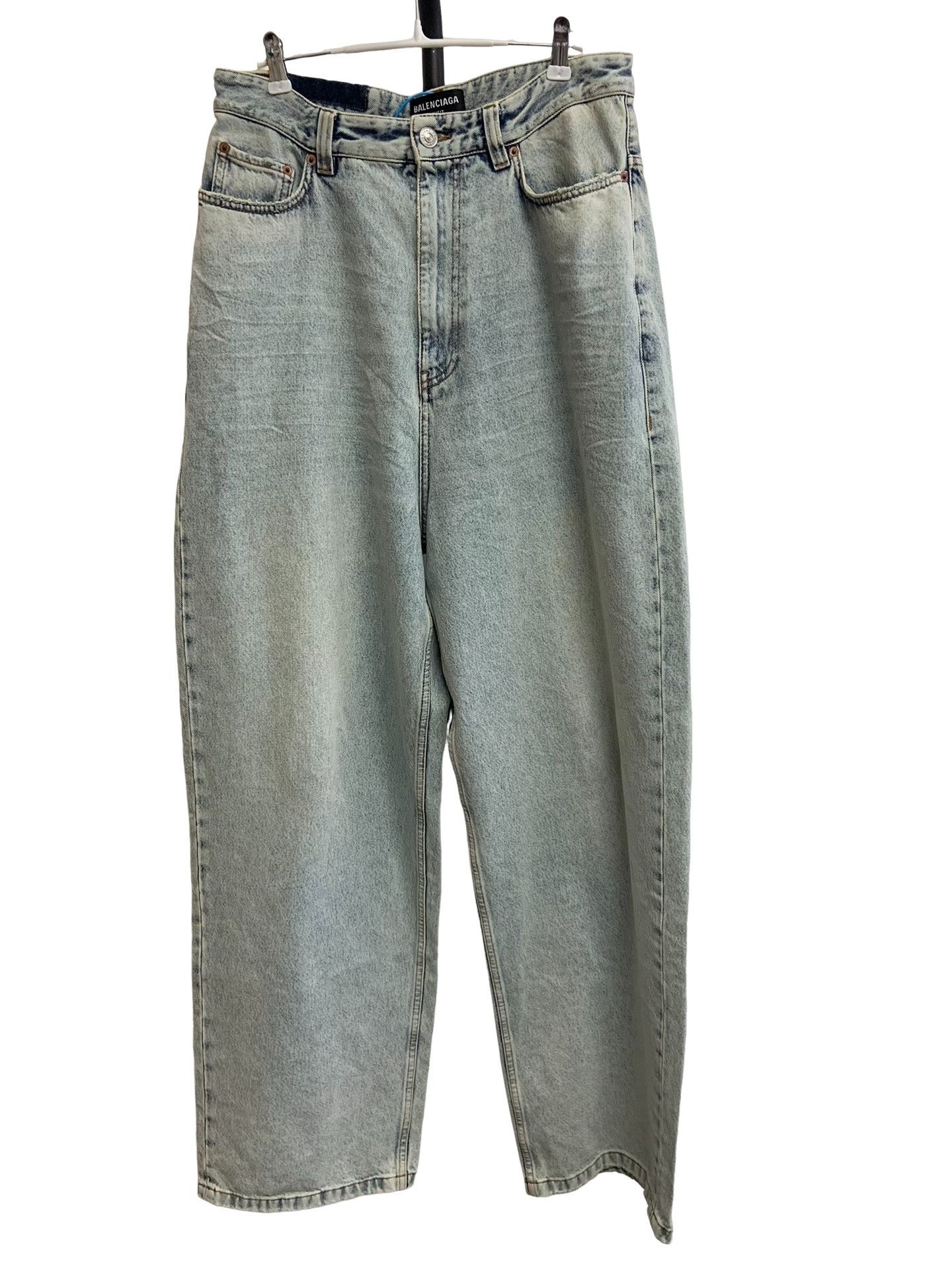 Balenciaga Balenciaga Light Wash Denim Jeans S Size US 30 / EU 46 - 1 Thumbnail