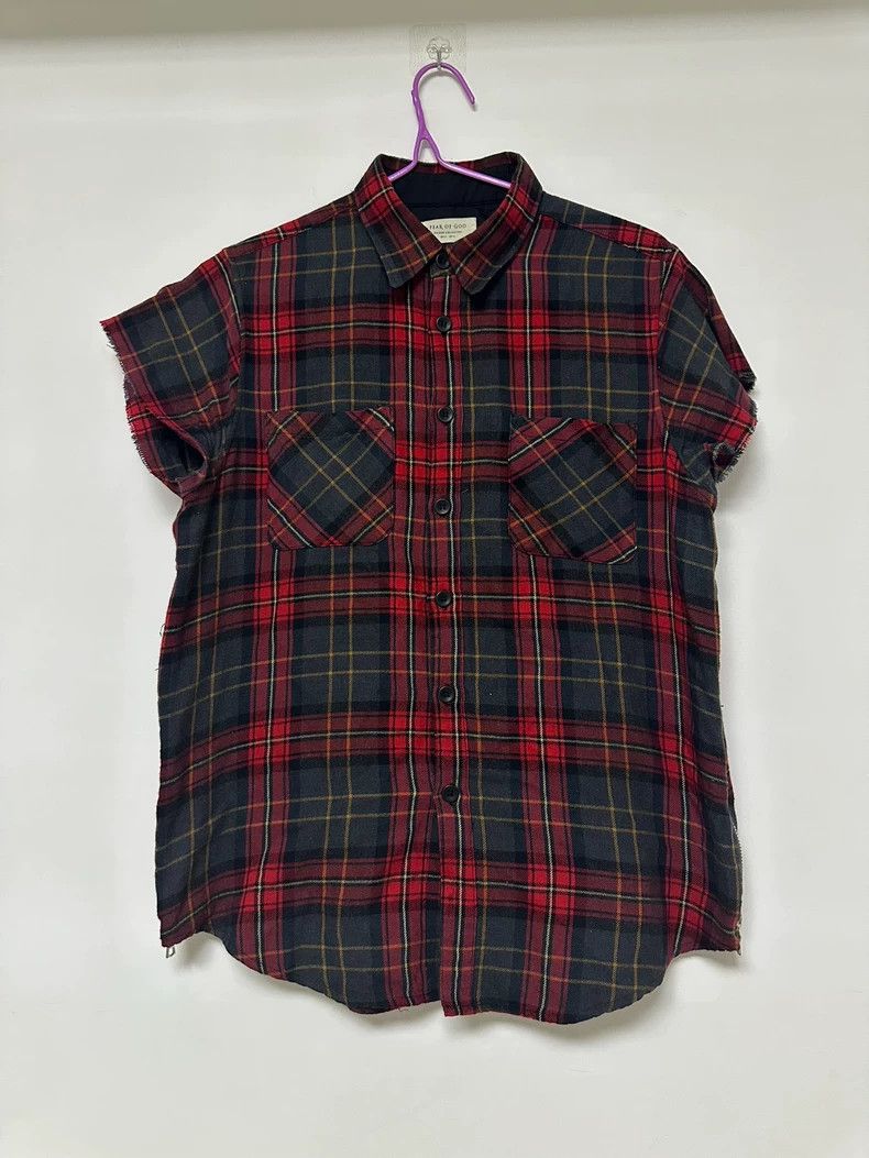 Fear of God Fear of God Dark red plaid shoulders Size US M / EU 48-50 / 2 - 1 Thumbnail