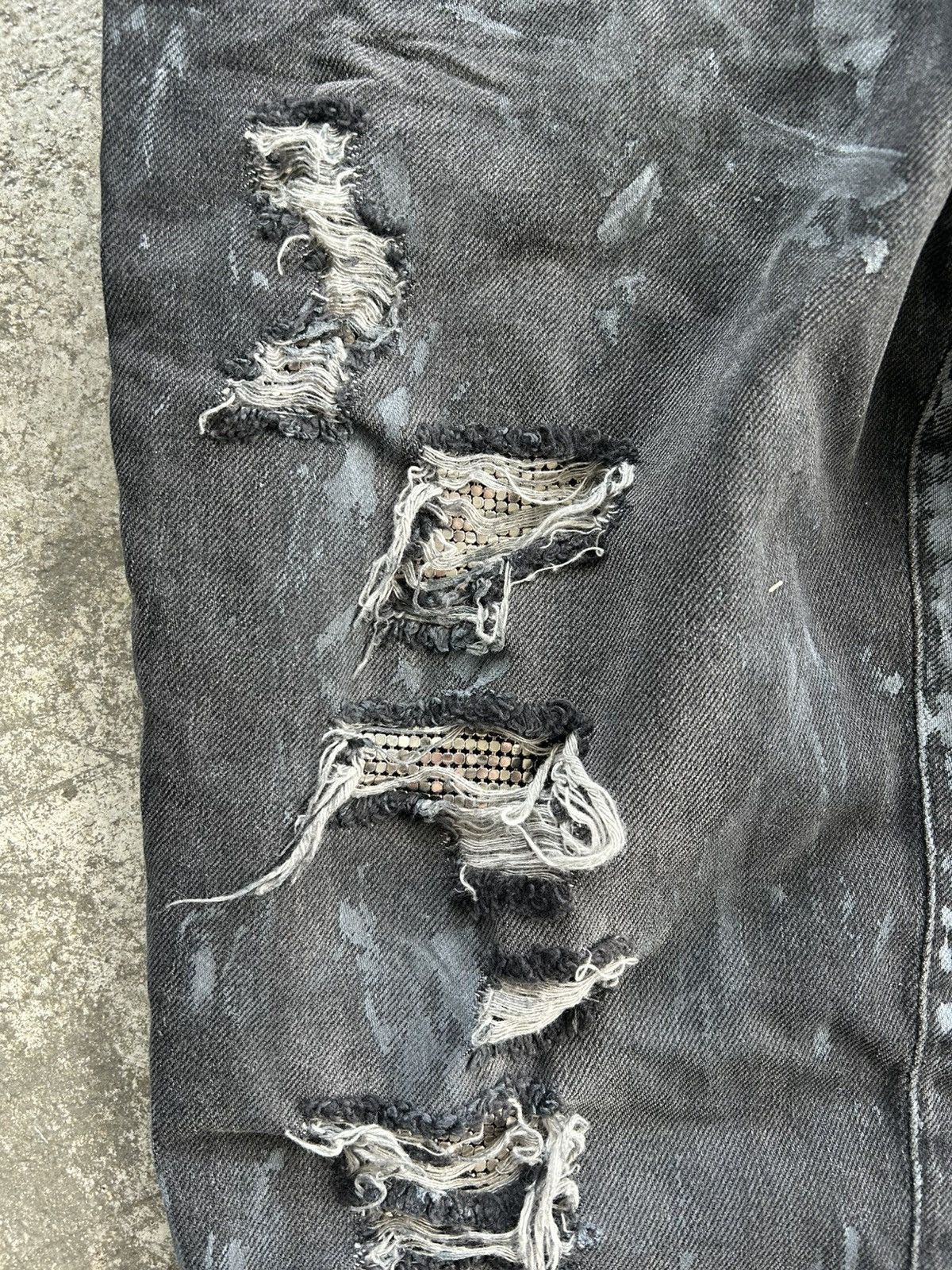 Decarnin Balmain SS10 Chainmail Jeans