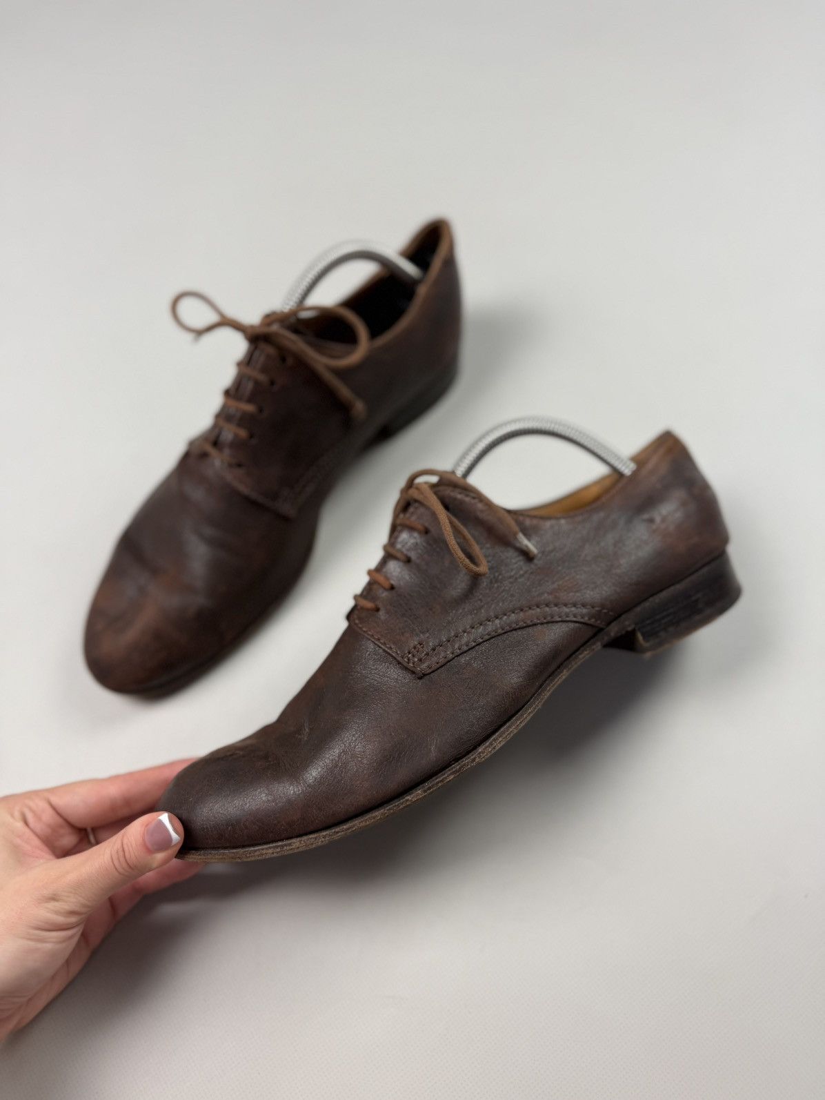 MoMA Moma Men’s Avant-Garde Lace Up Leather Formal Oxford Shoes Size US 8 / EU 41 - 14 Thumbnail