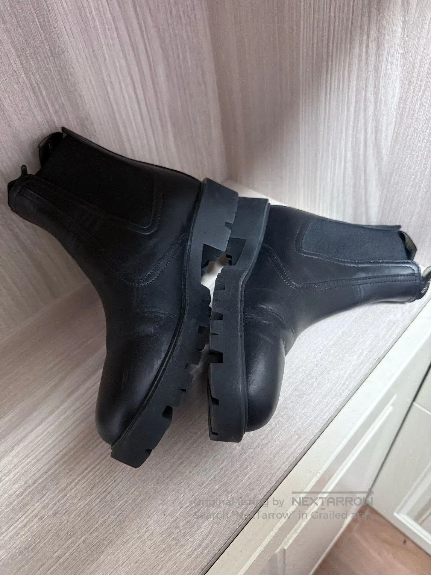 Celine Celine Leather Boots Size 37. Size US 6 / IT 36 - 6 Thumbnail