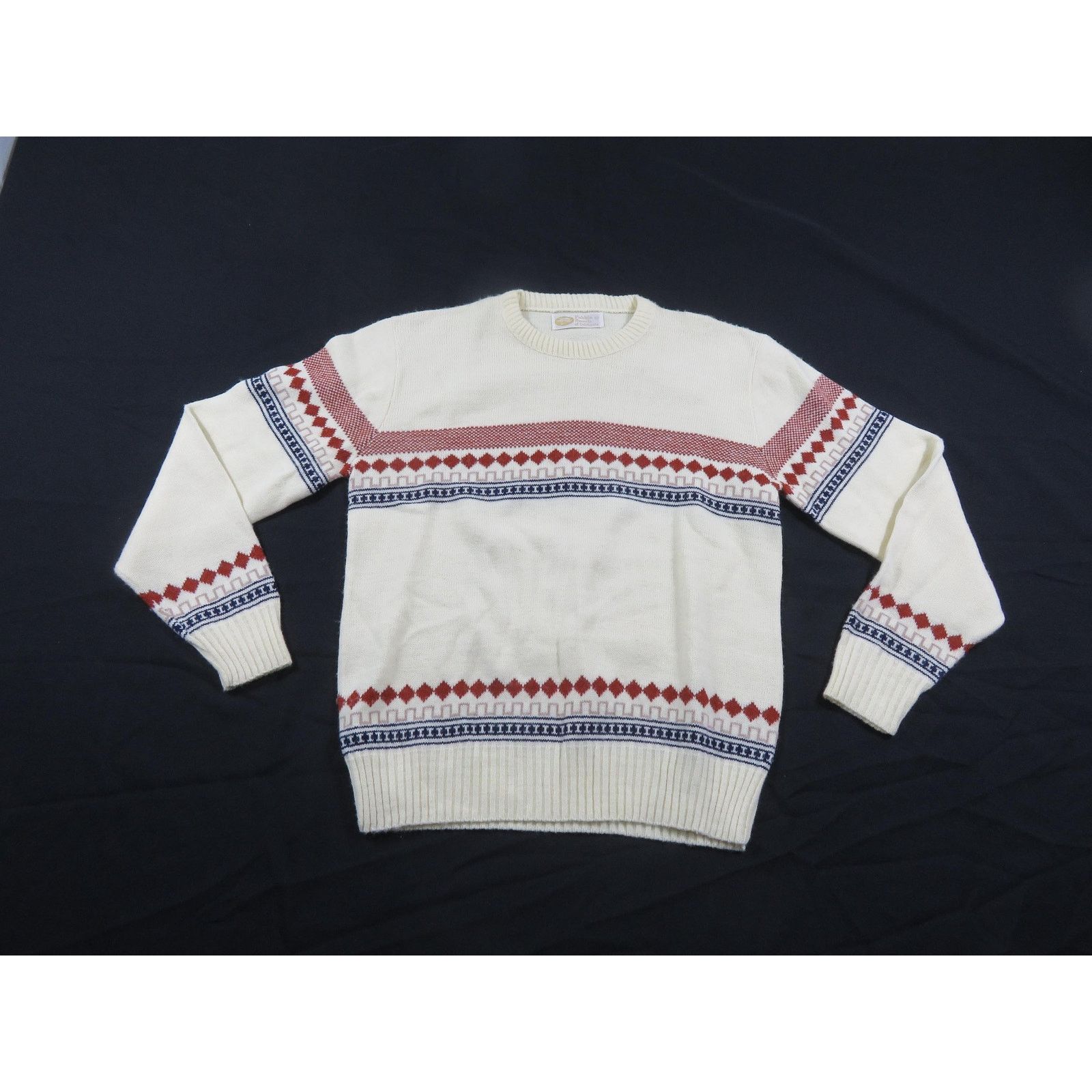 Other Pebble Beach of California Geometric Knit Sweater M? 1970s Size US M / EU 48-50 / 2 - 1 Thumbnail