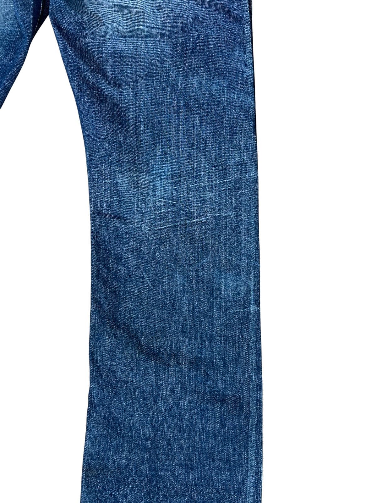 Robins Jeans Y2K Robin’s Jean Born To Be Wild Dirty Denim Jeans Size US 31 - 17 Thumbnail