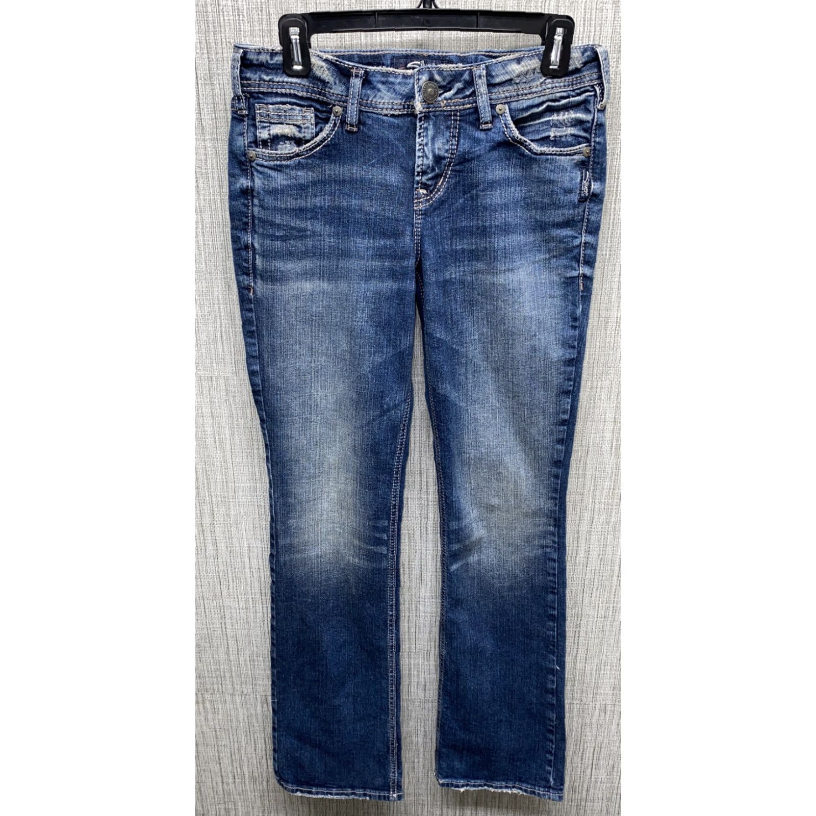 Silver Jeans Co. Silver Jeans Suki Slim Bootcut Jeans Women Size 27 Regular 31 Blue Denim Size 27" / US 4 / IT 40 - 2 Thumbnail