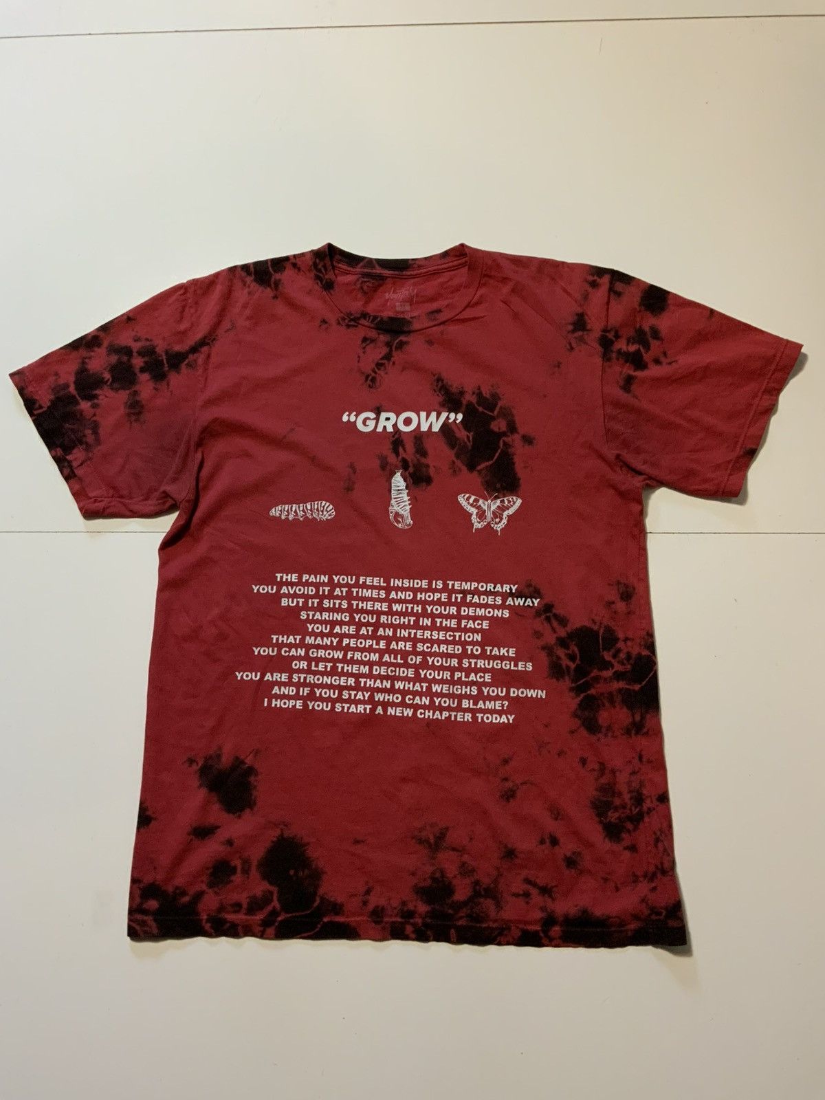 Other Yours Truly Phora Grow Caterpillar Butterfly Tie Dye T-Shirt Size US M / EU 48-50 / 2 - 1 Thumbnail