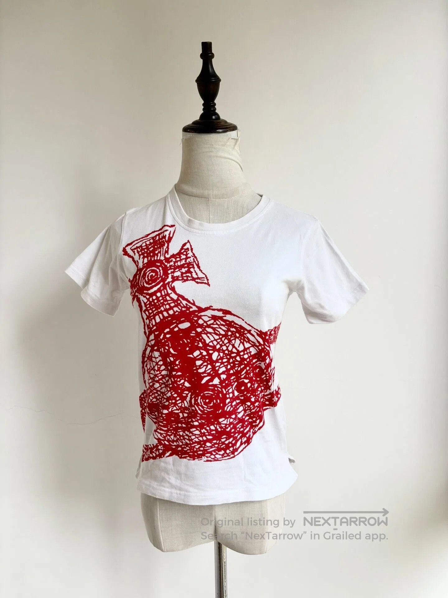 Vivienne Westwood Vivienne Westwood 90s Vintage White Saturn Tee. Size M / US 6-8 / IT 42-44 - 1 Thumbnail
