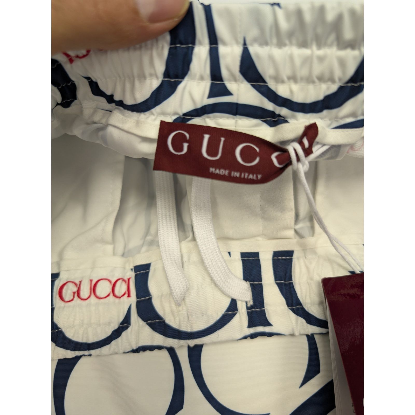 Gucci o1rshd1 GG Magazine Maxi on PL Print Short Pant Shorts White Size US 34 / EU 50 - 15 Thumbnail