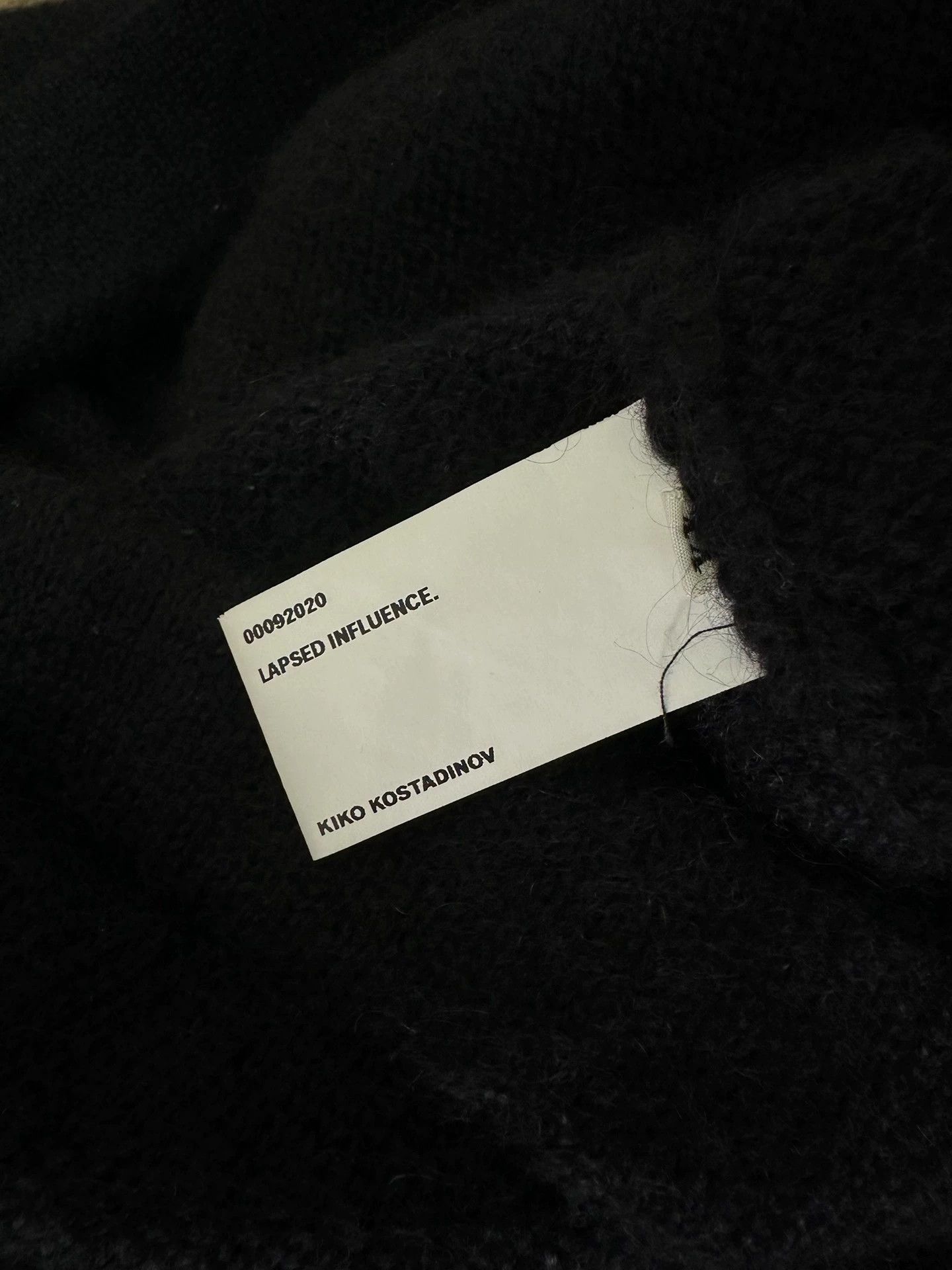 Kiko Kostadinov Kiko Kostadinov 20AW Limited Black Sweater Size US S / EU 44-46 / 1 - 5 Thumbnail