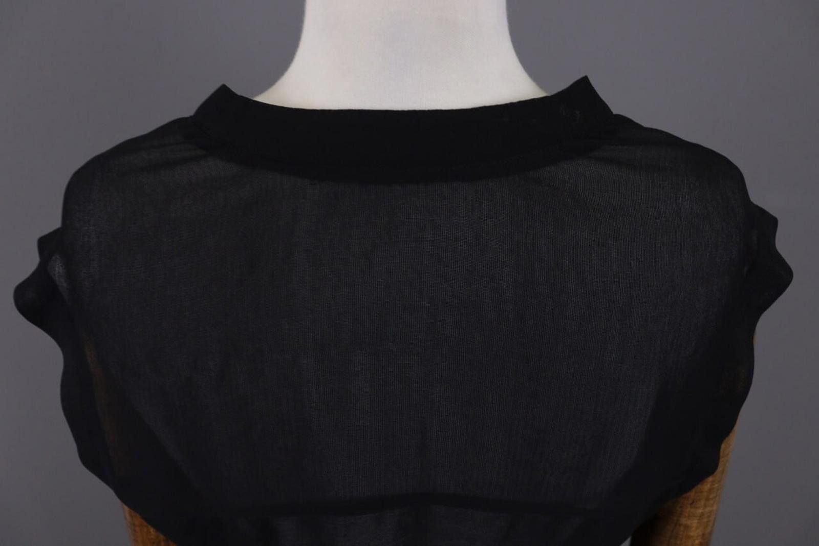 Alexander Wang T Alexander Wang Black V-Neck Stretch Top Shirt Size XS Size S / US 4 / IT 40 - 10 Thumbnail