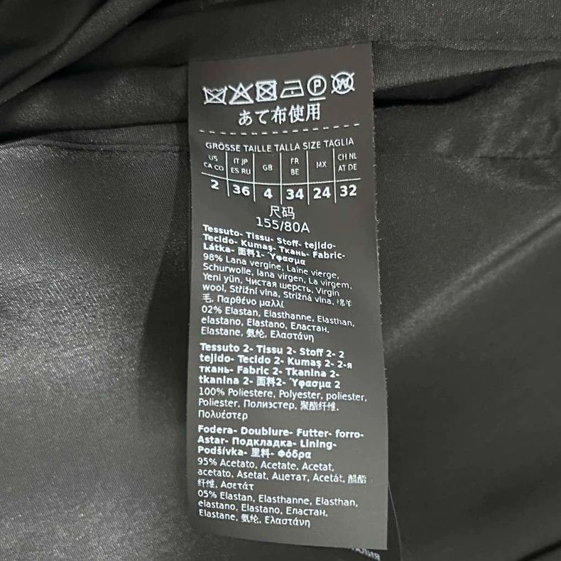 Max Mara Max Mara High-end line long black label suit jacket Size XS / US 0-2 / IT 36-38 - 5 Thumbnail