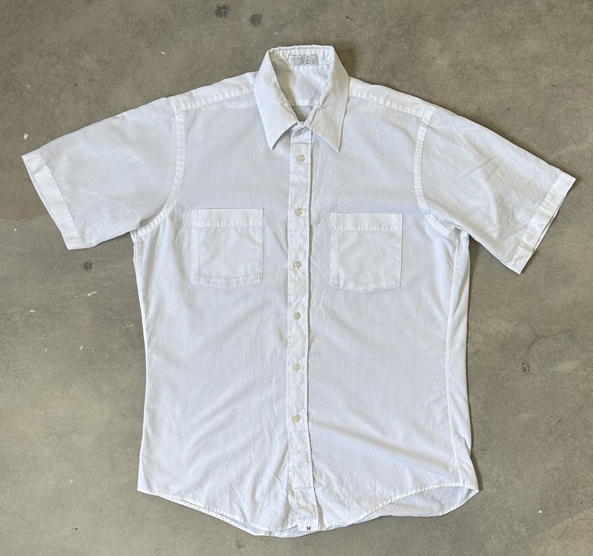 Other VINTAGE MADE IN USA PLAIN SHIRT Size US M / EU 48-50 / 2 - 1 Thumbnail