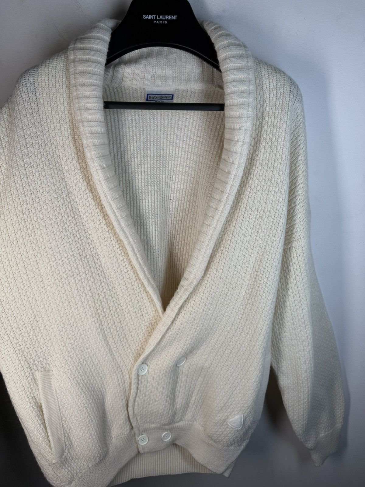 Yves Saint Laurent 90s YSL Cardigan Wool Soft Knitted YSL Sweater Size US M / EU 48-50 / 2 - 11 Thumbnail