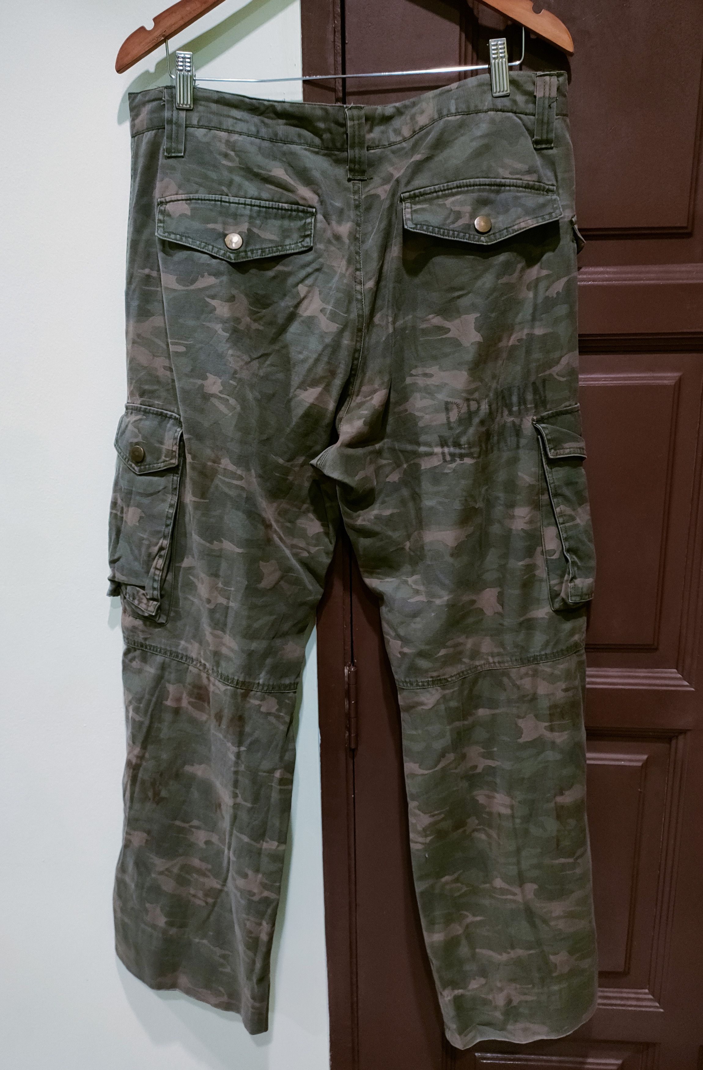 DrunknMunky 🔥 DrunknMunky Military Cargo Pants Camo🔥 Size US 36 / EU 52 - 5 Thumbnail