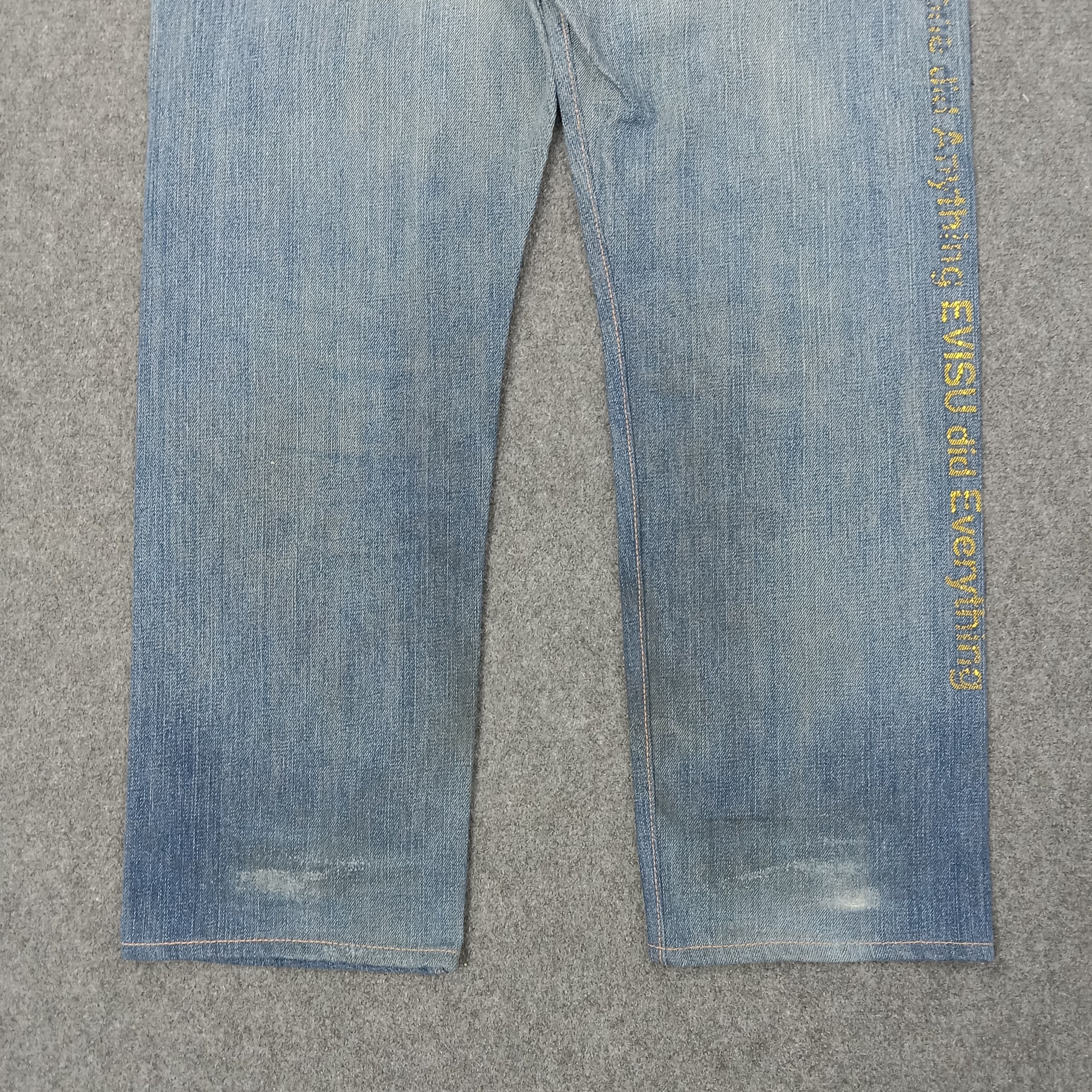 Evisu Evisu Japanese Brand Daicock Custom Art Denim Jeans C244N3 Size US 30 / EU 46 - 8 Thumbnail