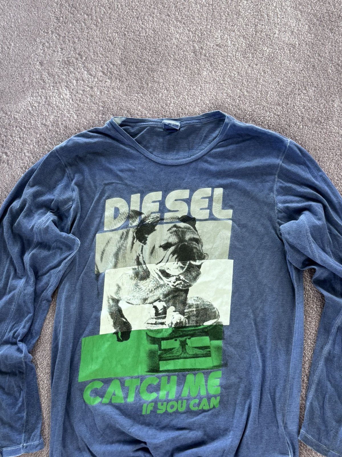 Diesel Hysteric Glamour Style Y2K Diesel Overprint Long Sleeve Size US M / EU 48-50 / 2 - 2 Thumbnail