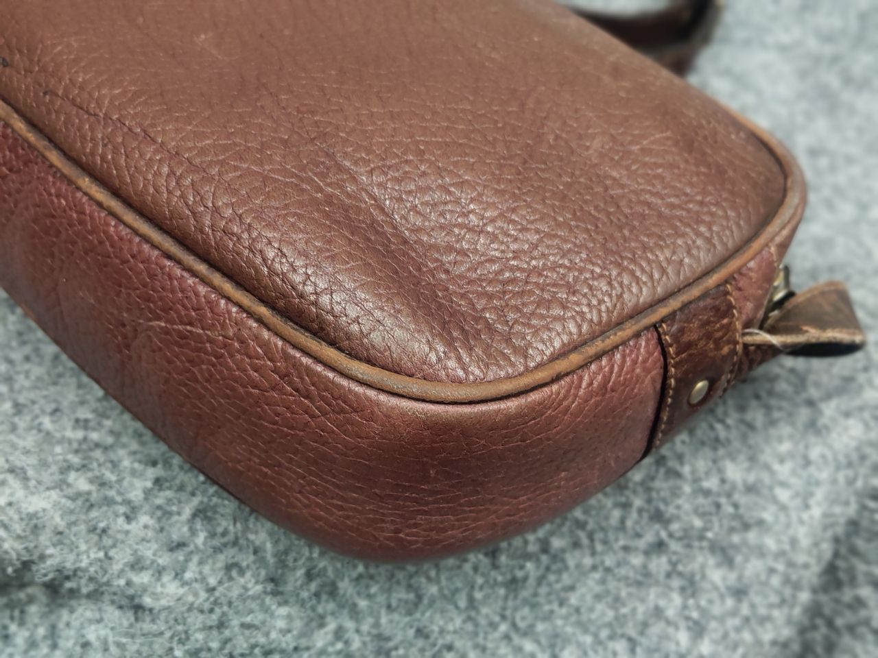 Burberry Vintage 90's Burberry brown leather messenger shoulder bag Size ONE SIZE - 9 Thumbnail