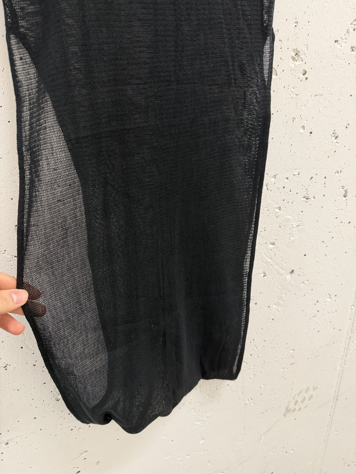 Maison Margiela Maison Margiela Sheer Asymmetric Mesh Dress Size S / US 4 / IT 40 - 8 Thumbnail