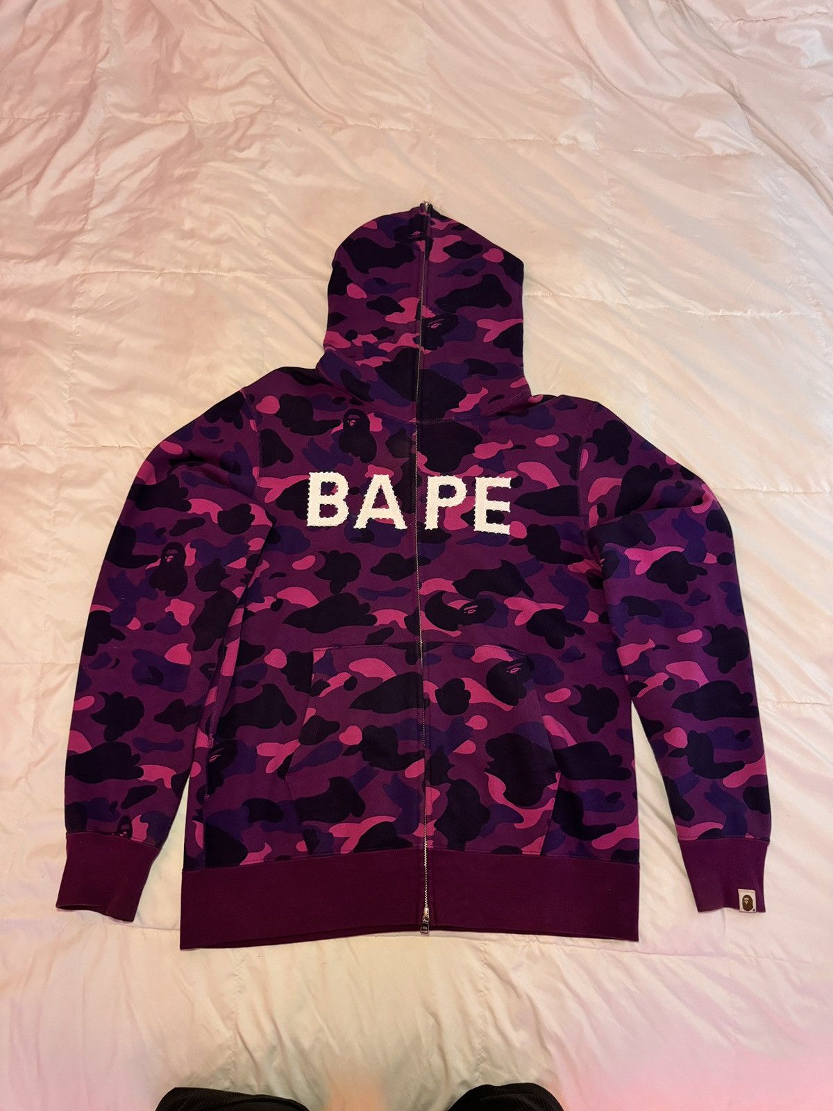 Bape Bape x Swarovski Color Camo Full Zip Hoodie | Grailed