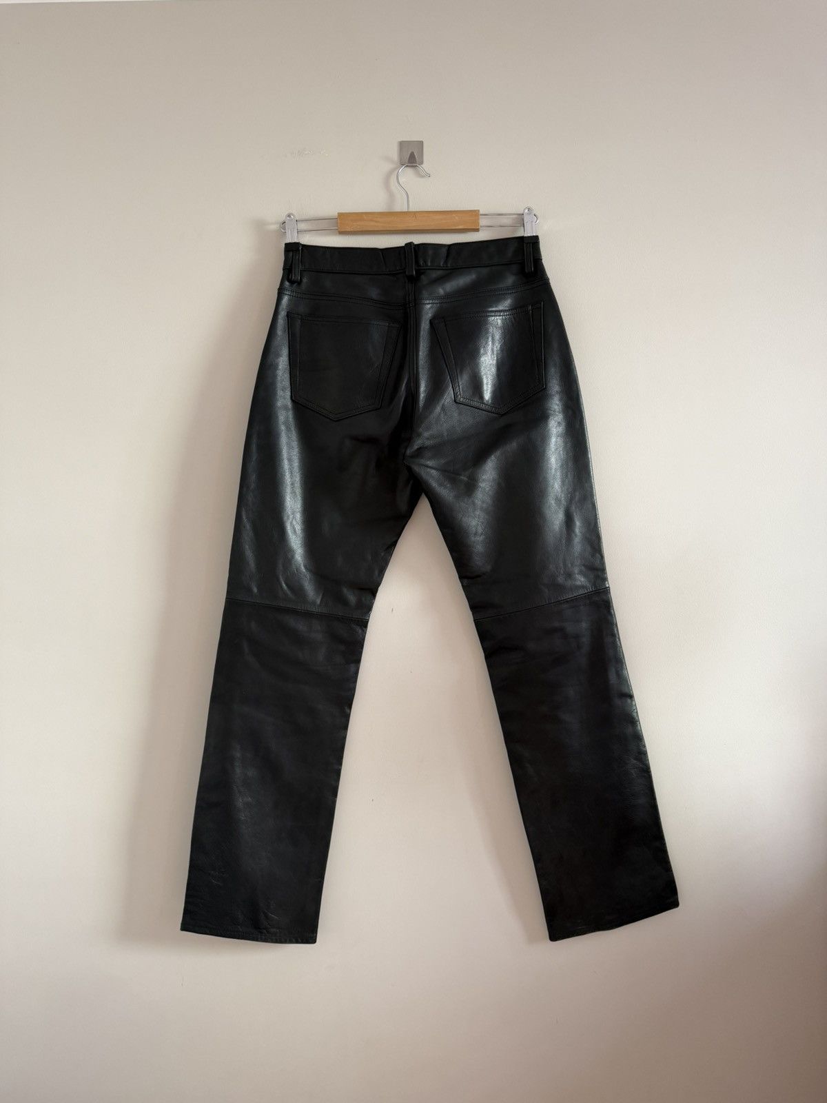 Gap GAP 00s Leather Pants Worn by Kanye West Size US 31 - 7 Thumbnail