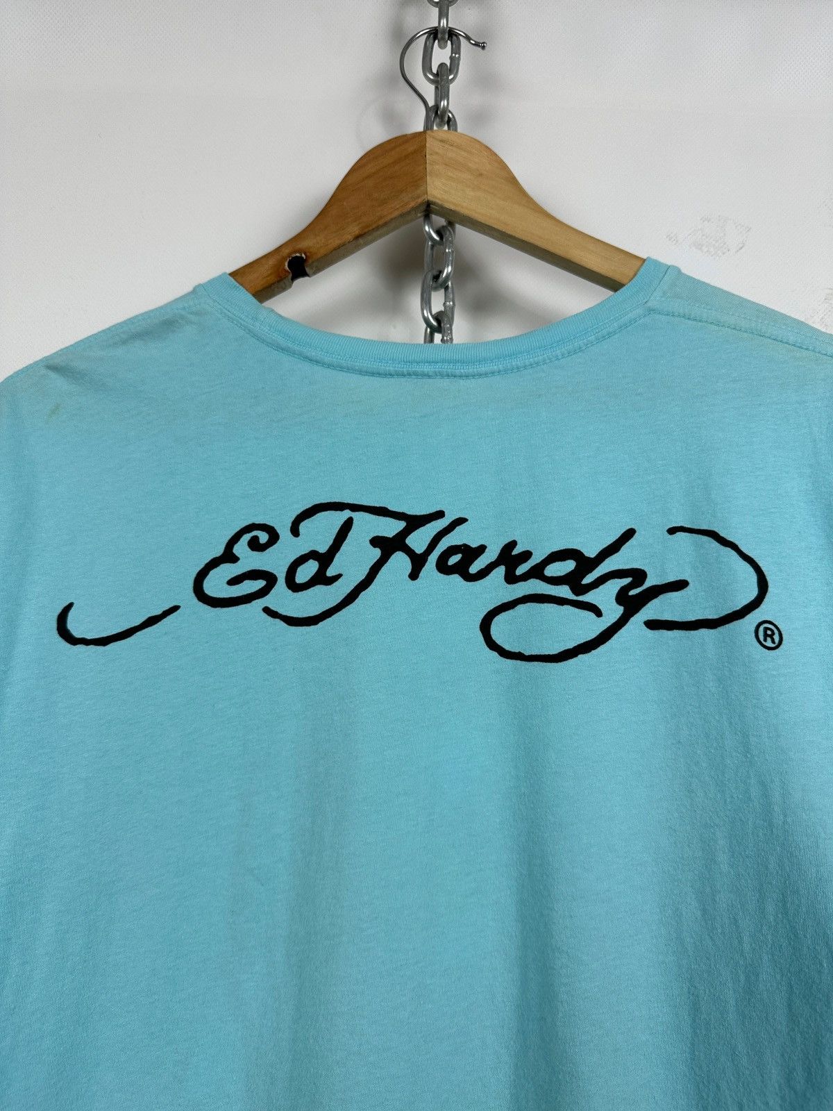 Vintage Ed Hardy by Christian Audigier Blue T-Shirt