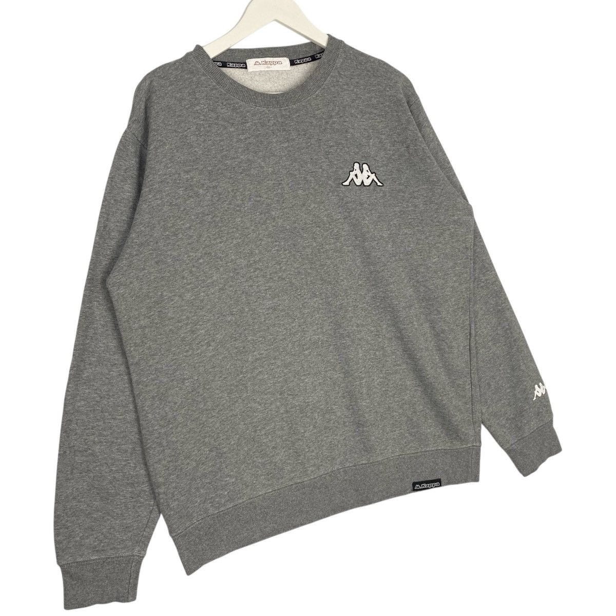Vintage Vintage Kappa Sweatshirt Crewneck Gray Pullover Jumper Sz LL Size L / US 10 / IT 46 - 3 Thumbnail