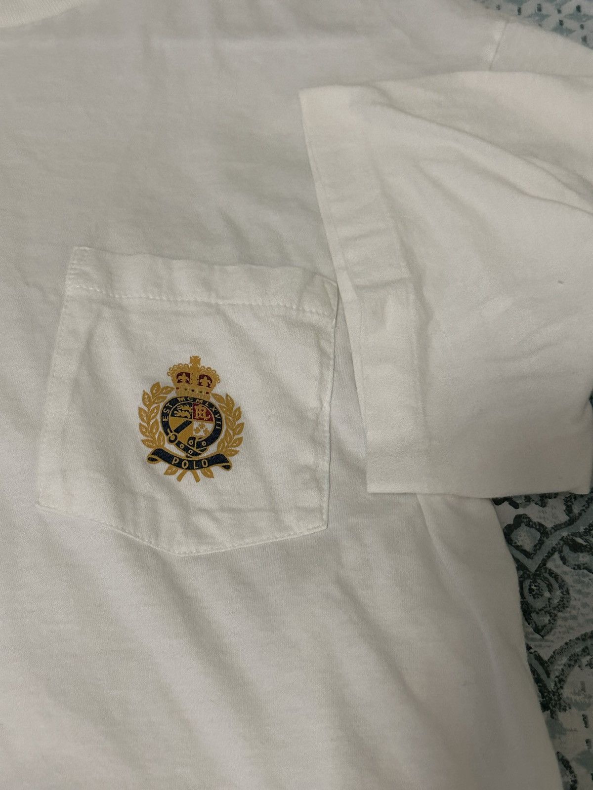 Polo Ralph Lauren × Vintage Polo Ralph Lauren vintage pocket tee made in USA SS Size US M / EU 48-50 / 2 - 6 Thumbnail