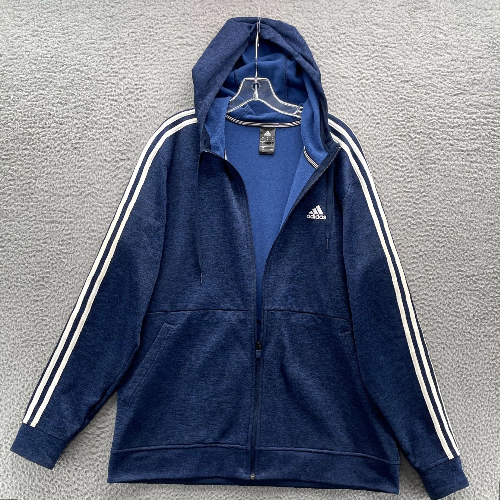 Adidas Adidas Track Hoodie Jacket Large Sportswear Training Soccer 90's Gym Shirt Mens Hoodie X Size US L / EU 52-54 / 3 - 4 Thumbnail