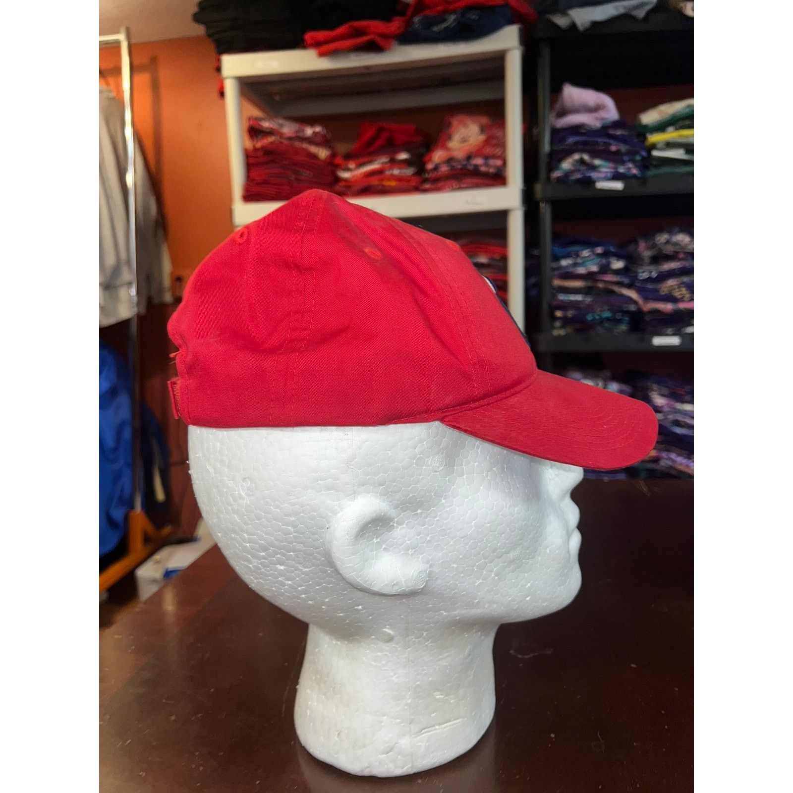 MLB Los Angeles Angels Hat Team MLB Baseball Red Cap Snapback Size ONE SIZE - 5 Thumbnail