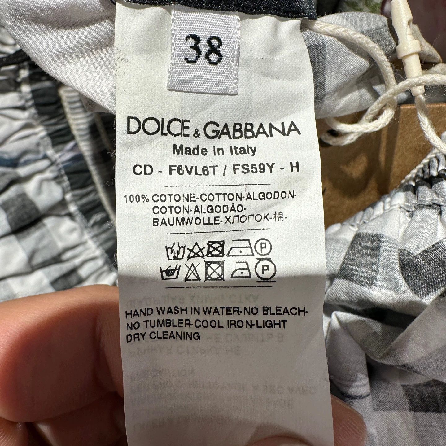 Dolce & Gabbana Dolce Gabbana Plaid Poker one-shoulder dress 38 women's Size XS / US 0-2 / IT 36-38 - 4 Thumbnail