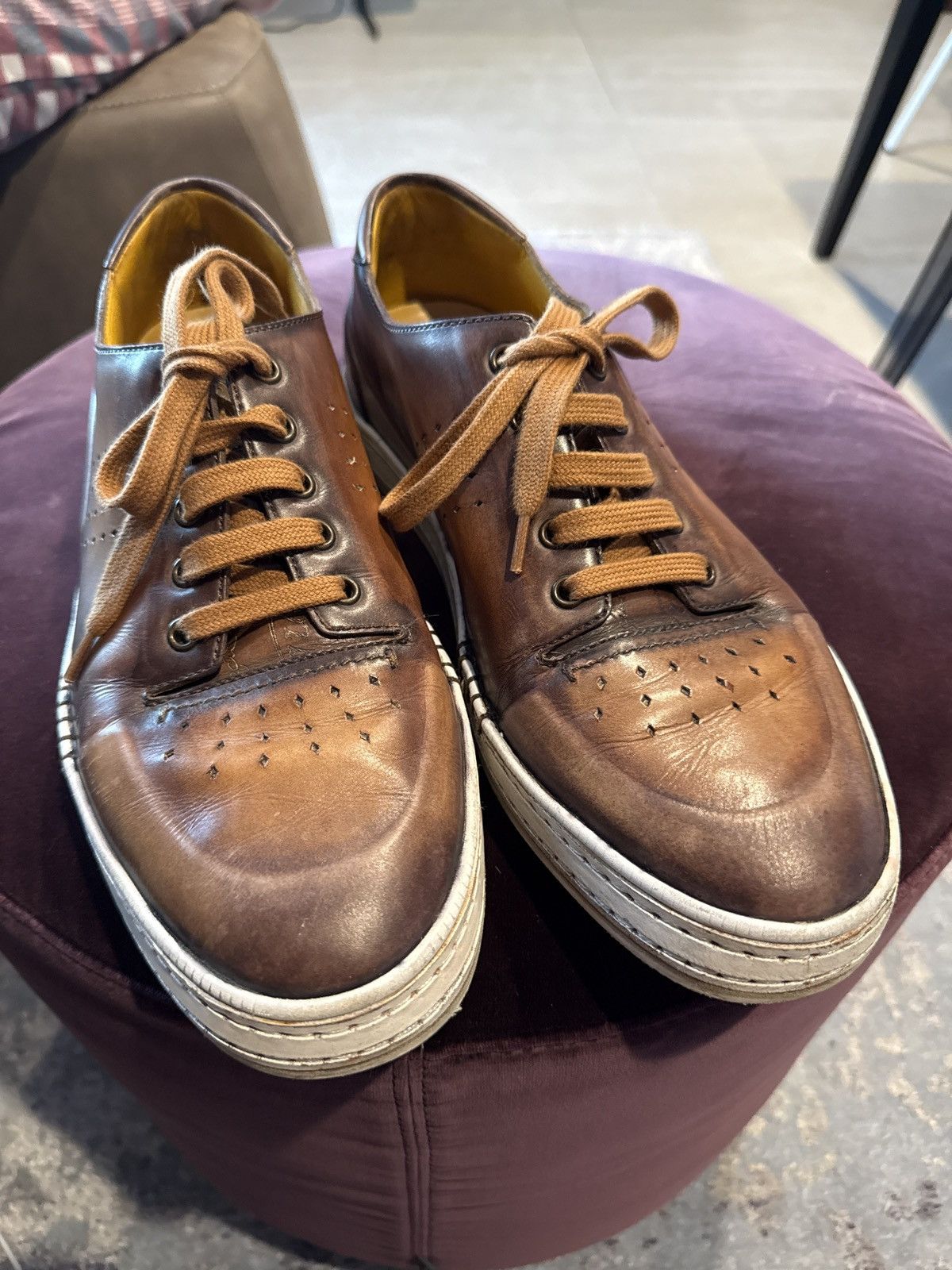 Berluti Beautiful authentic Berluti tennis shoes Size US 10.5 / EU 43-44 - 7 Thumbnail