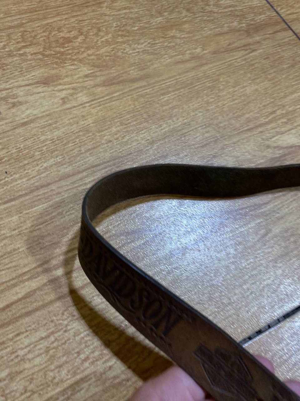 Harley Davidson Belt brown Vintage Harley Davidson big logo Streetwear Y2K Size ONE SIZE - 11 Thumbnail