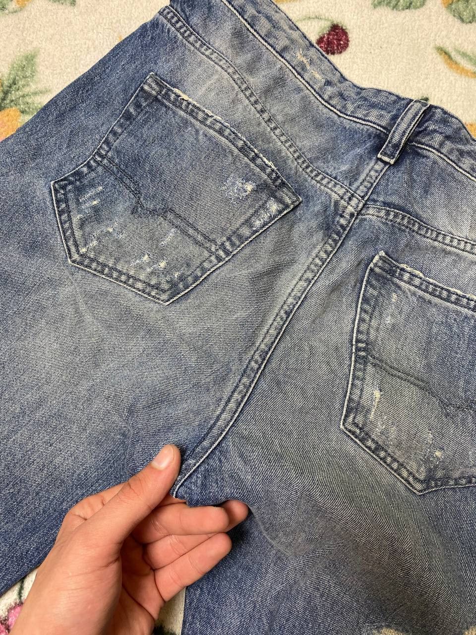 Diesel Diesel Industry Denim Shorts Mens Embroidered Logo Baggy Size US 29 - 17 Thumbnail