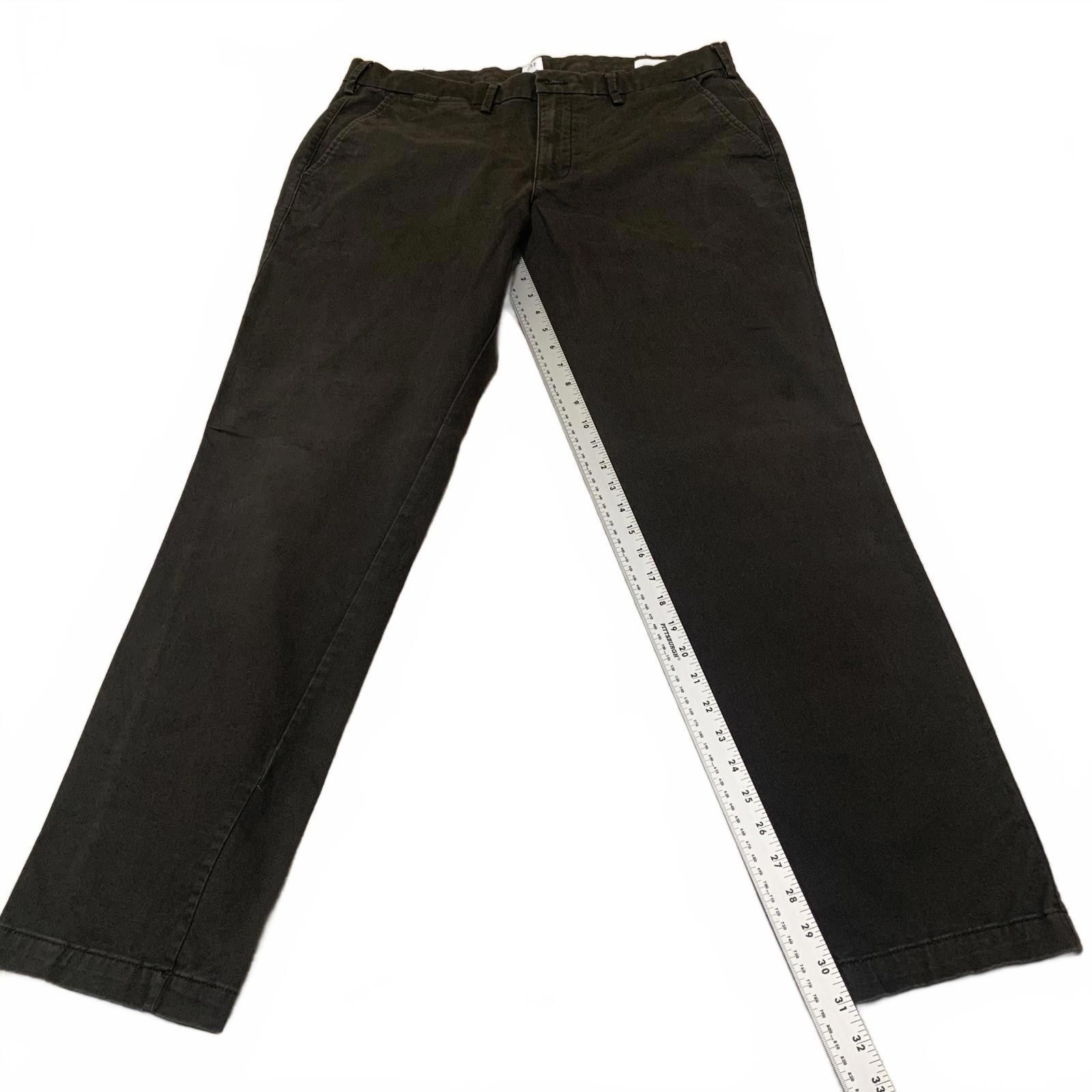 Gap Gap Men's Size 36x32 Charcoal Khaki Slim Casual Pants Size US 36 / EU 52 - 7 Thumbnail