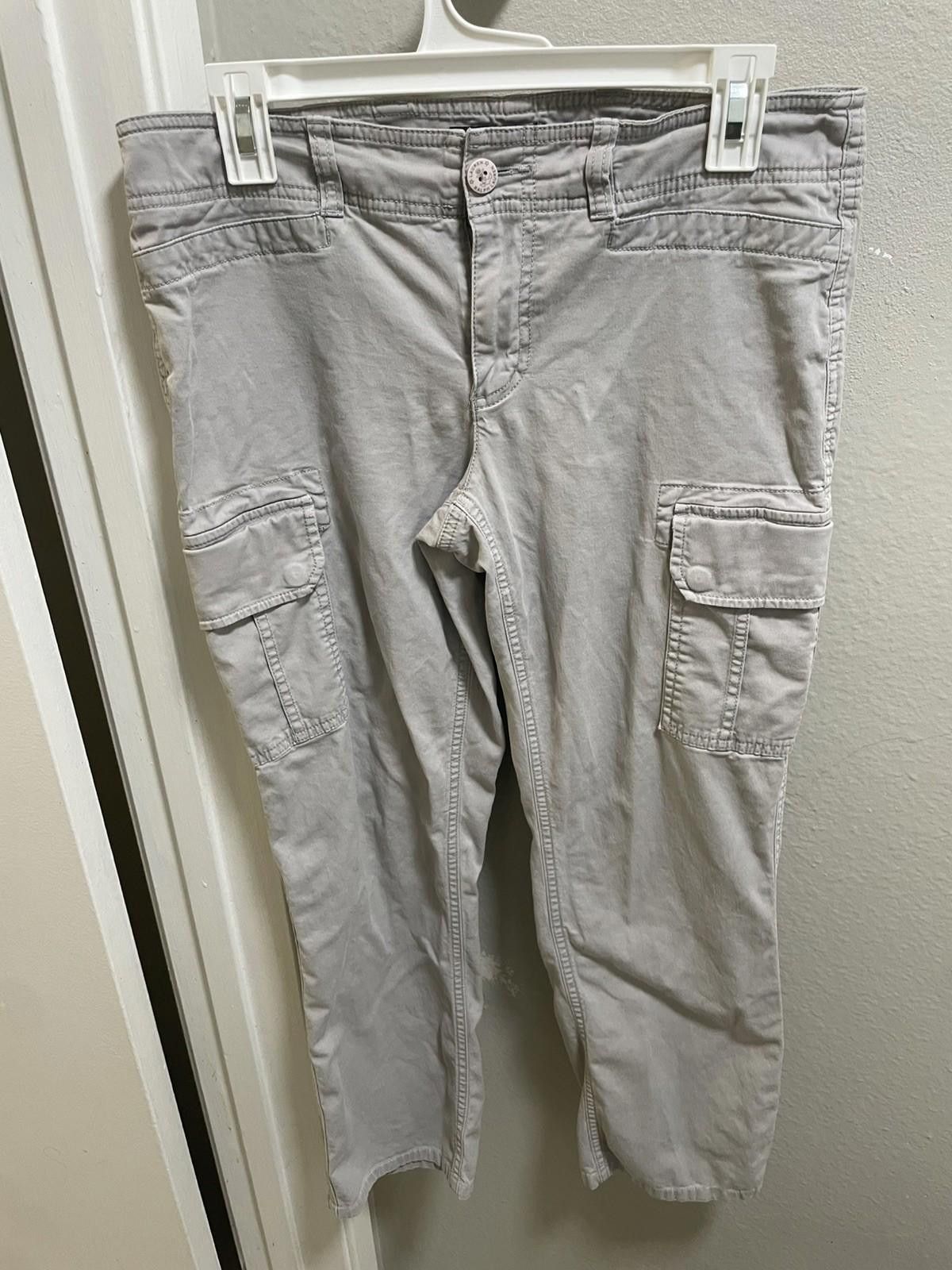 Polo Ralph Lauren Lauren Jeans Co Cargo Capri Pants Ivory Women Sz 6 Size 28" / US 6 / IT 42 - 1 Thumbnail
