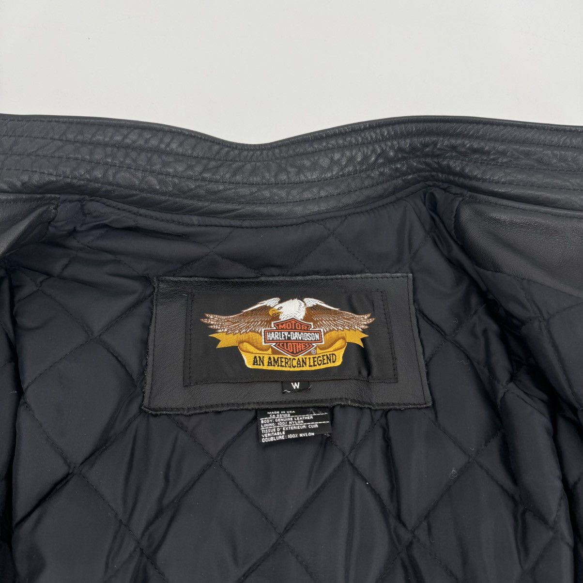 Harley Davidson Vintage Harley-Davidson Women Mirage Leather Fringe Jacket Size L / US 10 / IT 46 - 20 Thumbnail