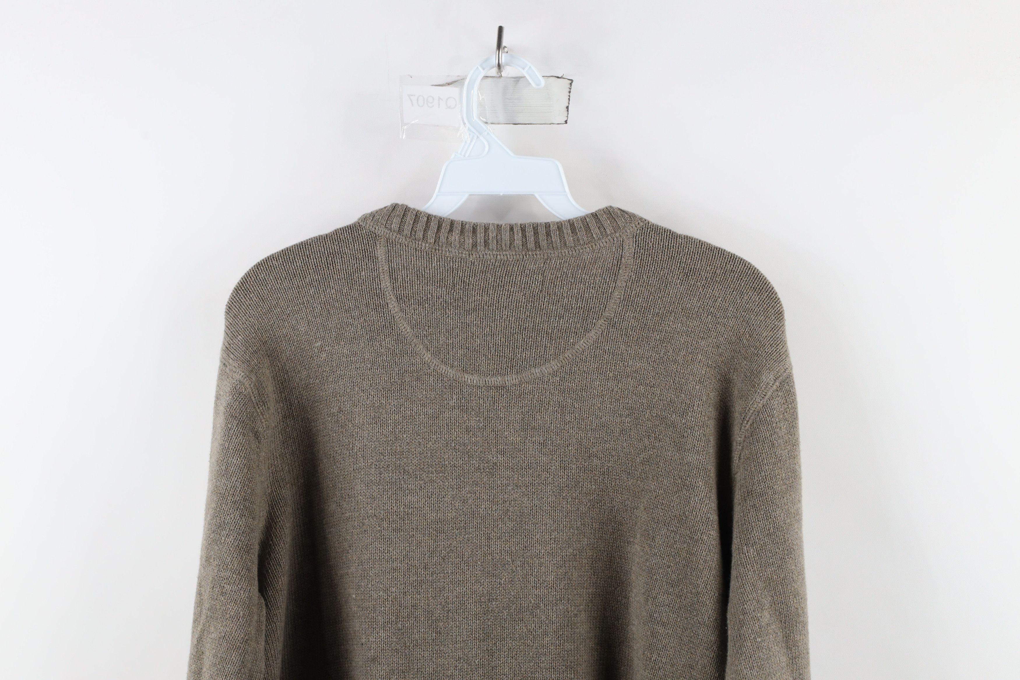 Eddie Bauer × Vintage Vintage Eddie Bauer Blank Cotton Kit Crewneck Sweater Beige Size US L / EU 52-54 / 3 - 7 Thumbnail