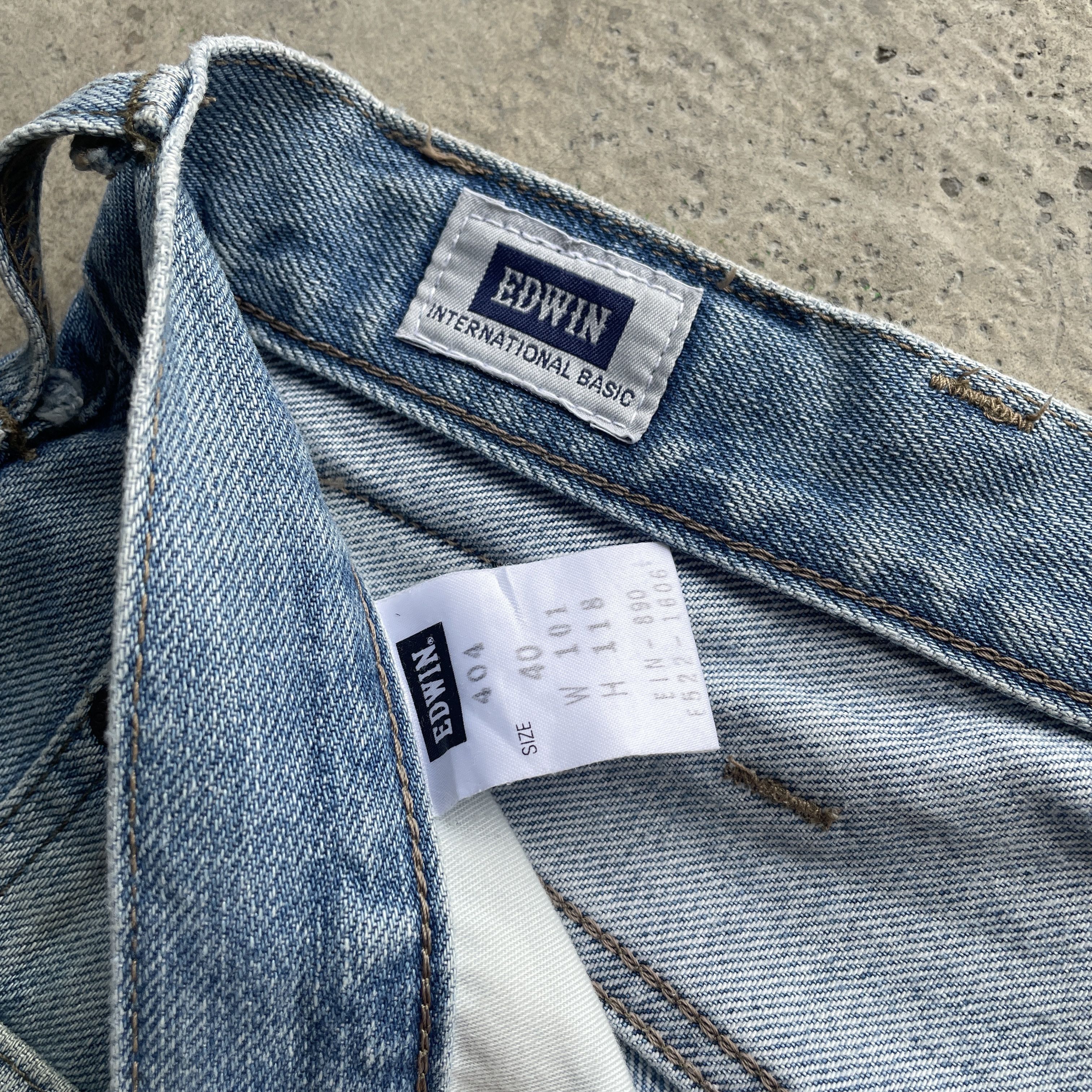 Edwin × Japanese Brand VINTAGE EDWIN DENIM FADED JEANS PANTS W40x27 Size US 40 / EU 56 - 7 Thumbnail