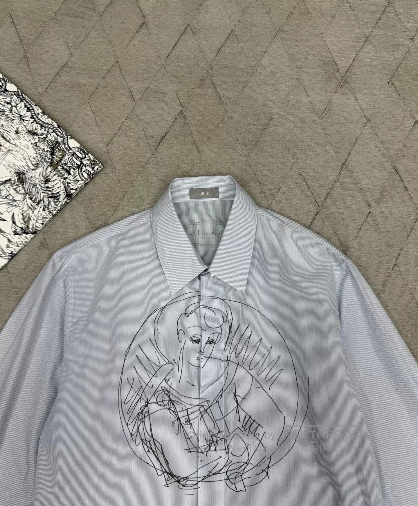 Dior Dior x Duncan Grant Haze Blue Shirt. Size US XS / EU 42 / 0 - 2 Thumbnail
