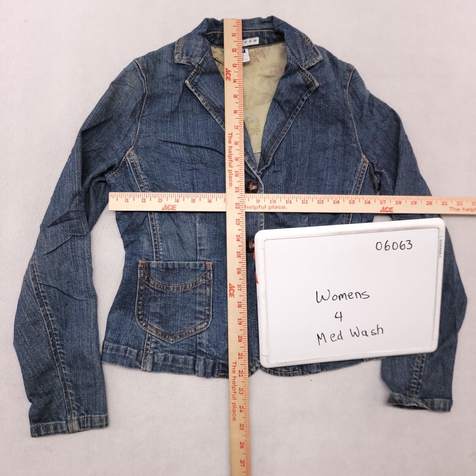 Gap Gap Button Long Sleeve Denim Jean Jacket Womens Size 4 Blue Size S / US 4 / IT 40 - 9 Thumbnail
