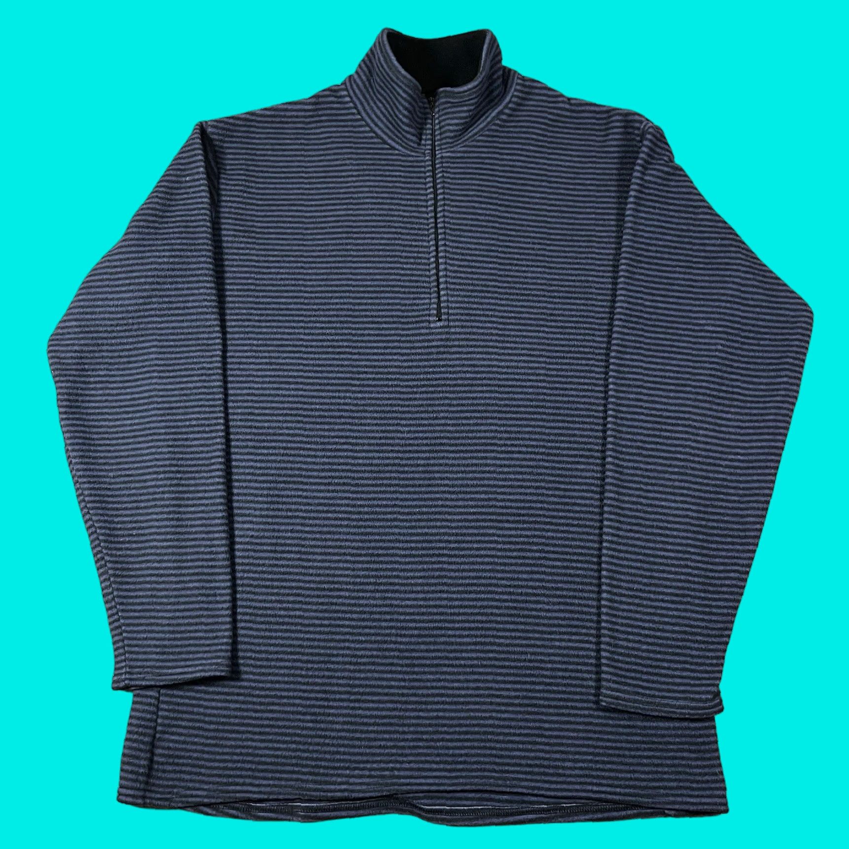 Patagonia Patagonia Capilene 1/4 Zip Mens L Blue Stripe Pullover Fleece VTG 1998 USA Windbreaker 90s Size US L / EU 52-54 / 3 - 1 Thumbnail