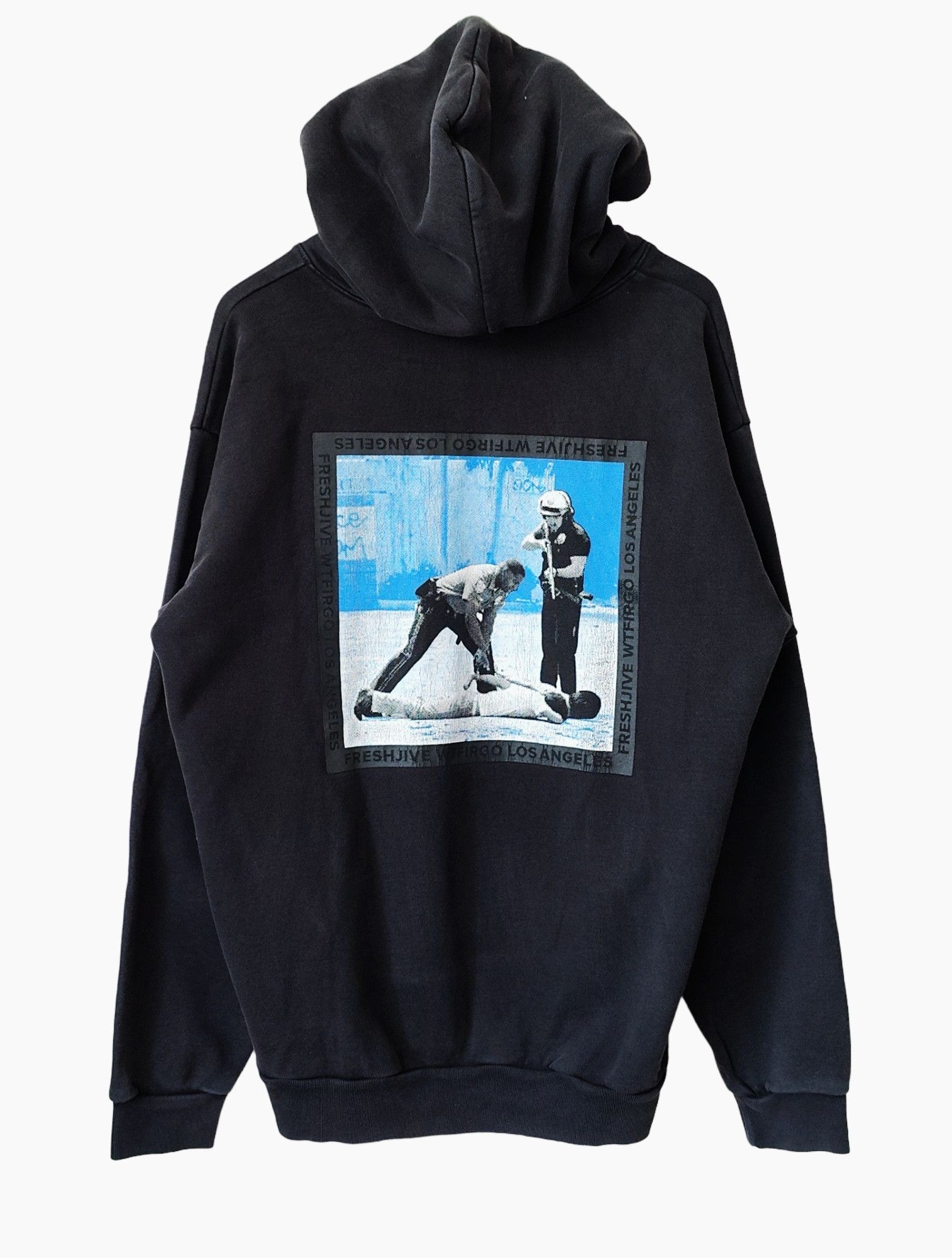 Freshjive Freshjive Riot Police Arrest Vintage Sweatshirt hoodie BLM Size US L / EU 52-54 / 3 - 1 Thumbnail