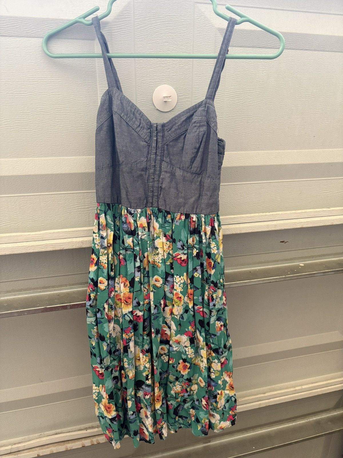 Other Denim floral dress Size S / US 4 / IT 40 - 1 Thumbnail