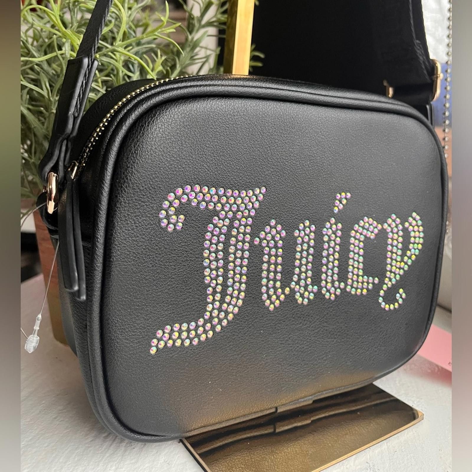 Juicy Couture Jeans Juicy Couture Black Obsession Camera Bag NWT Size ONE SIZE - 3 Thumbnail