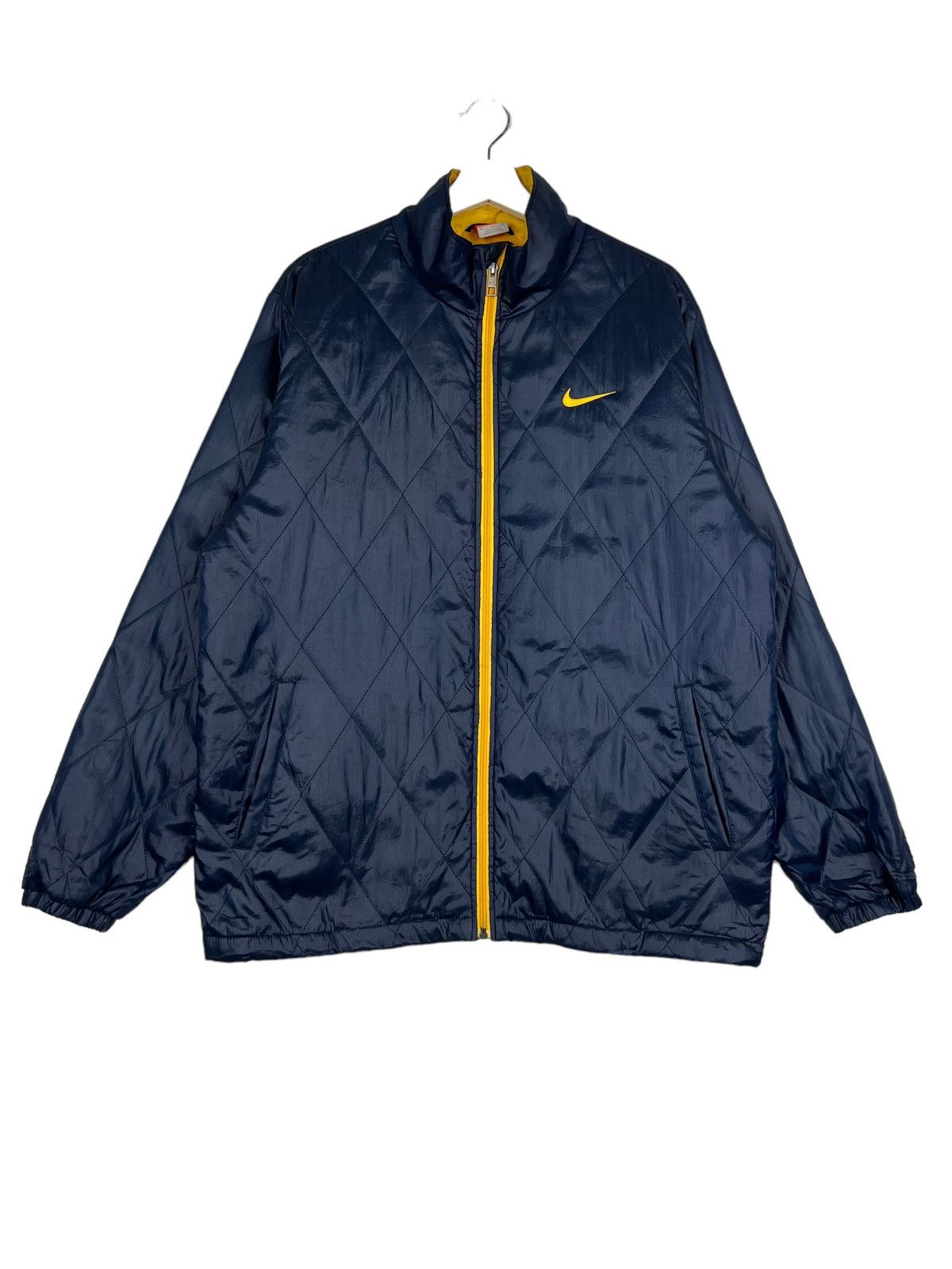 Nike 🔥 NIKE QUILTED DIAMOND JACKET Size US XL / EU 56 / 4 - 2 Thumbnail