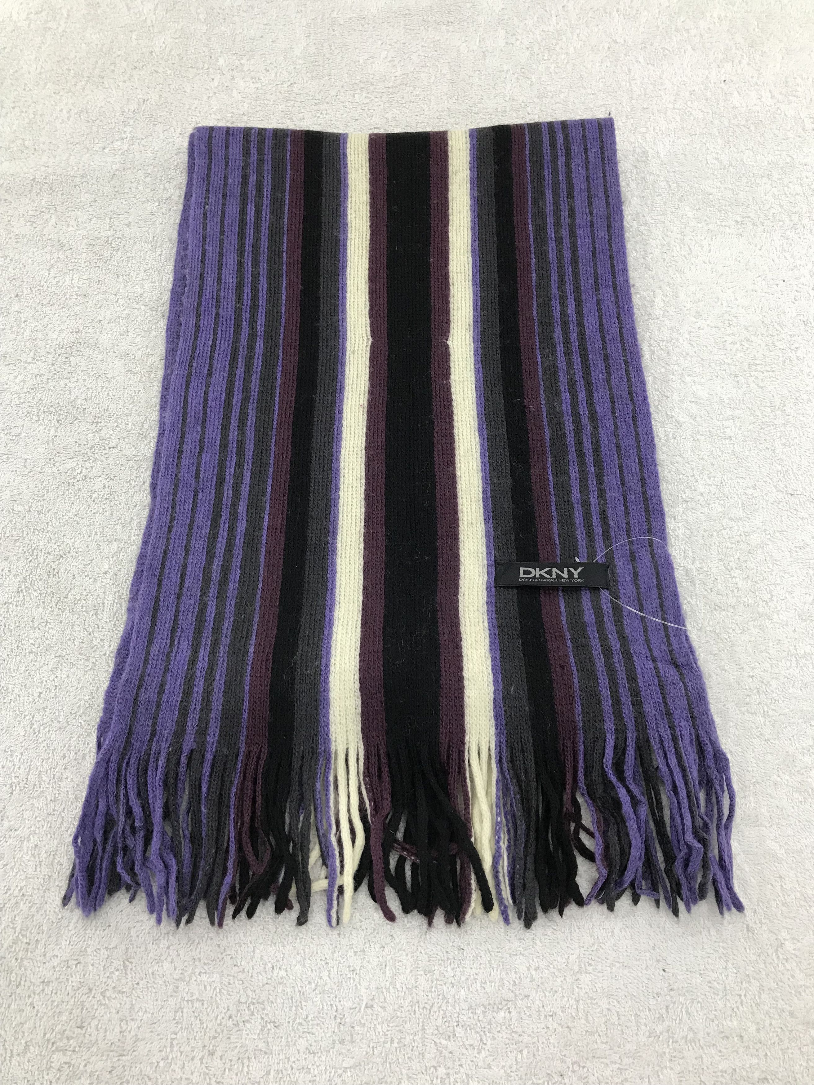 DKNY × Vintage DKNY Scarf / Muffler / Neckwear - WW1140 Size ONE SIZE - 2 Thumbnail