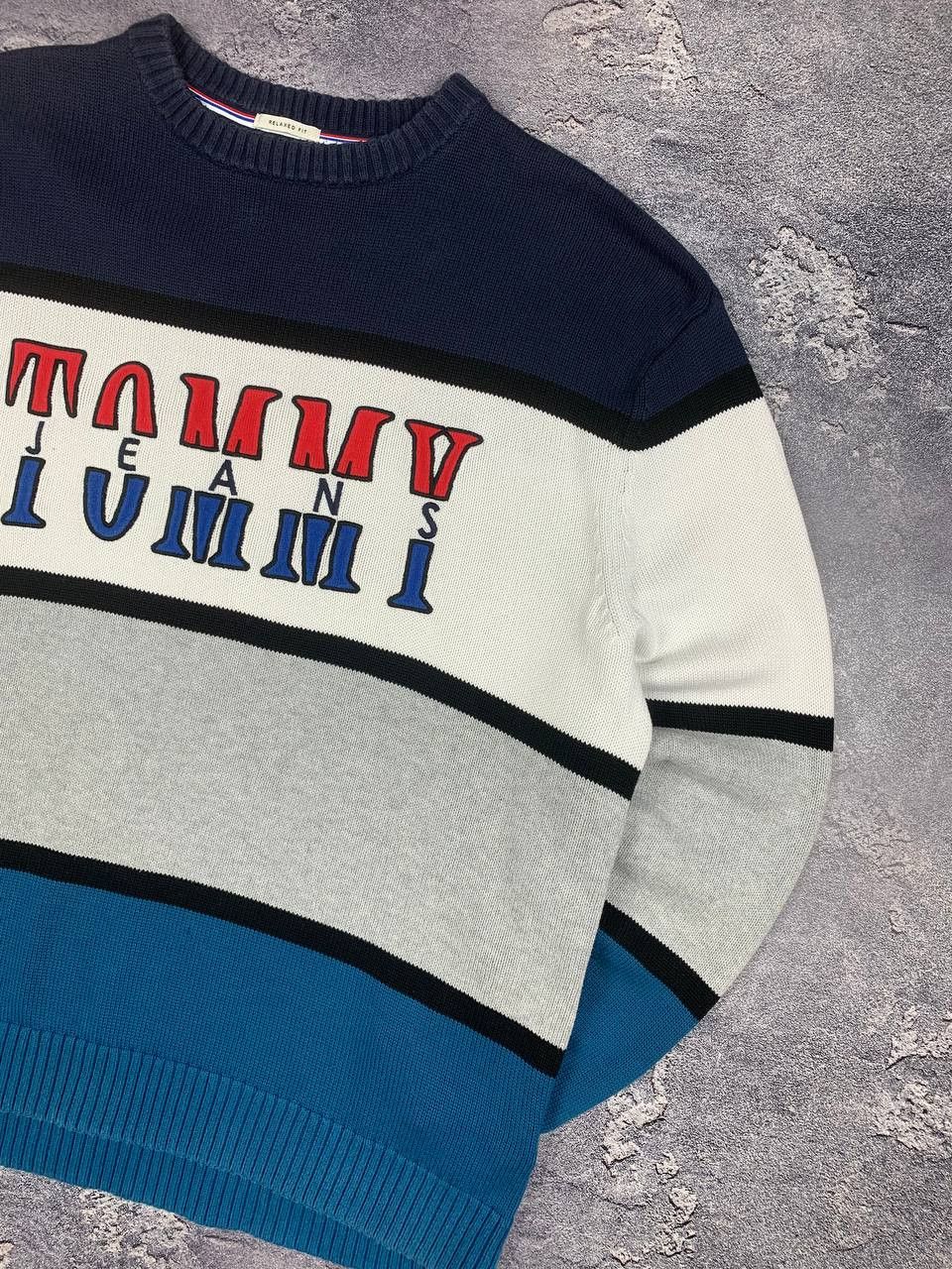 Tommy Jeans Tommy Jeans Sweater L Multicolor Logo Retro Colorblock Size US L / EU 52-54 / 3 - 3 Thumbnail